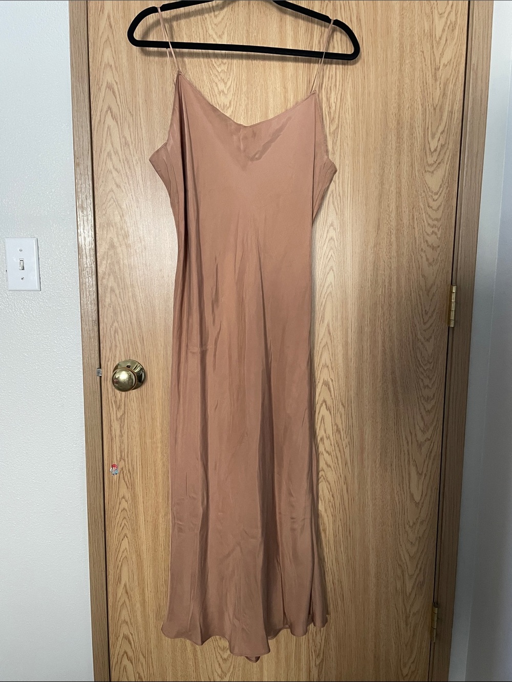 J. Crew Caramel Slip Dress